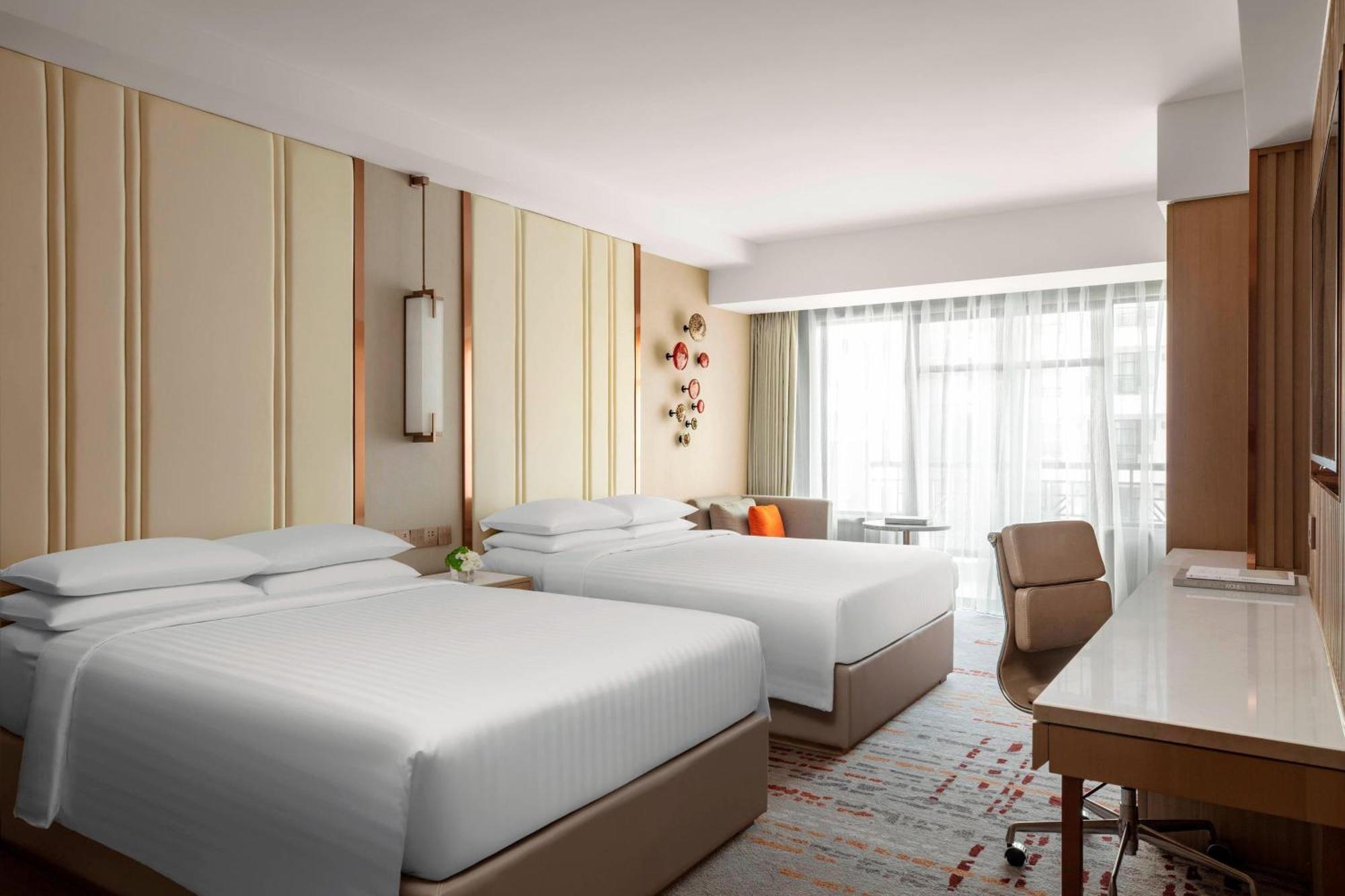 Shanghai Marriott Hotel Hongqiao Dış mekan fotoğraf